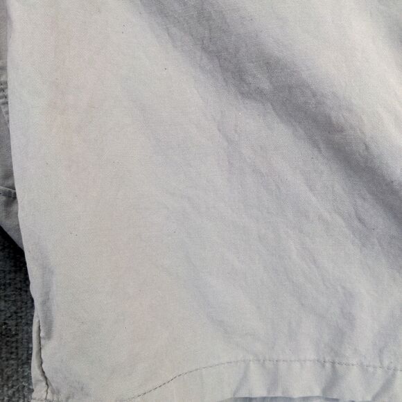 Wrangler Mens Chino Shorts Gray Size 32 Slash Pockets Cotton Nylon Blend - Picture 13 of 15